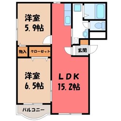 ピュアライフ御幸の物件間取画像